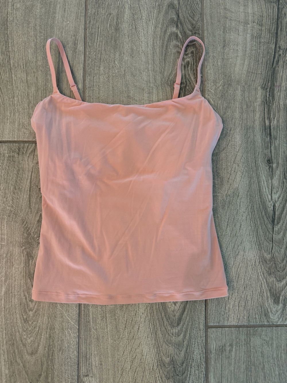 SKIMS Soft Dusty Pink Camisole Tank with Spaghetti Straps